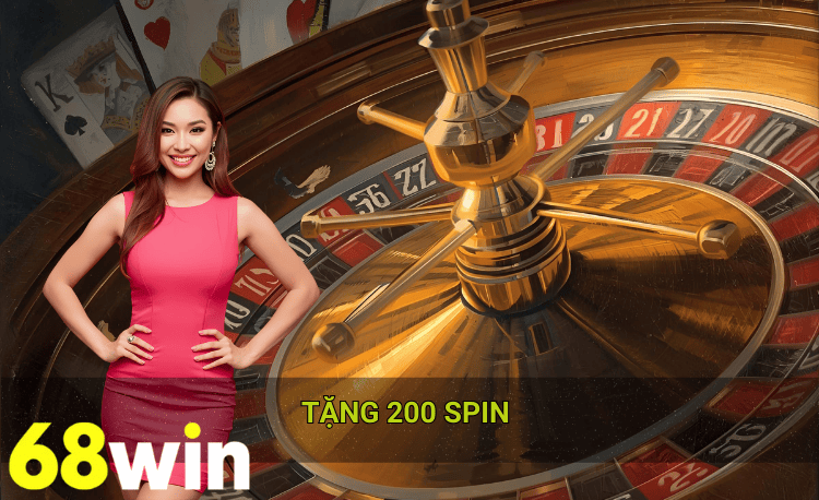 Tặng 200 spin hot 68win